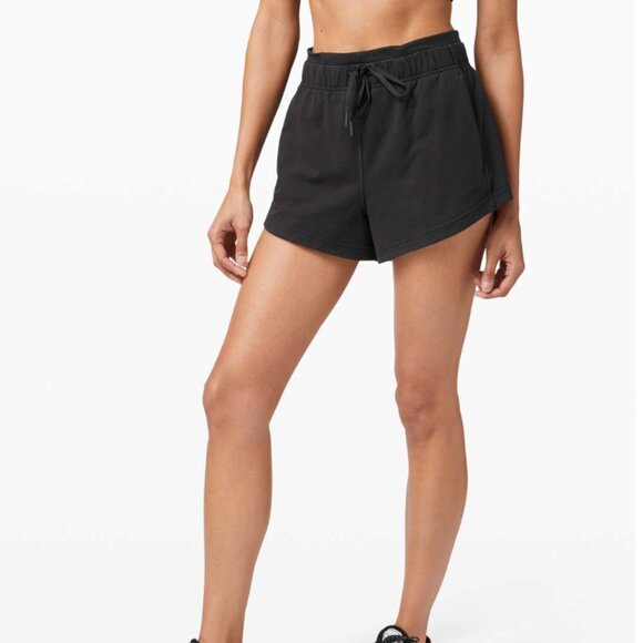 lululemon Inner Glow French Terry Shorts - Size 8 EUC - Picture 1 of 6
